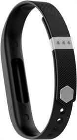 img 3 attached to 📟 AIUNIT Compatible Flex 2 Band: Adjustable Classic Sport Fitness Watch Band with Metal Clasp, Suitable for Men and Women - No Tracker