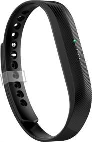 img 4 attached to 📟 AIUNIT Compatible Flex 2 Band: Adjustable Classic Sport Fitness Watch Band with Metal Clasp, Suitable for Men and Women - No Tracker