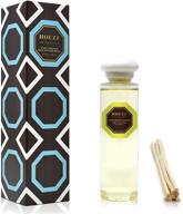 🍋 houzz interior lemongrass & ginger reed diffuser refill oil – reed sticks included – lemongrass, eucalyptus, ginger, thyme, cedarwood & sage – sulfate-free, paraben-free, all natural – made in the usa логотип