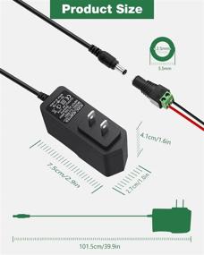 img 2 attached to 🔌 JOVNO 9V 1A Блок питания (2 шт.), Универсальный переменный ток на постоянный 100-240V адаптер с разъемом 5.5x2.5 мм для Arduino, NES, RCBS Chargemaster, грудного насоса, эллиптического тренажера, наборов Elegoo, системы безопасности, роутера.