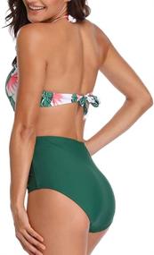 img 2 attached to Kinsmirat Swimsuits Beachwear Cutouts Bathing Women's Clothing