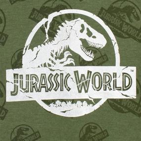 img 1 attached to Jurassic World Boys T Shirt Green