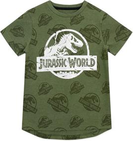 img 2 attached to Jurassic World Boys T Shirt Green