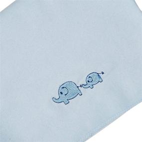 img 2 attached to Organic Cotton Flannel Receiving Blanket Set for Babies - Pack of 4 by Spasilk