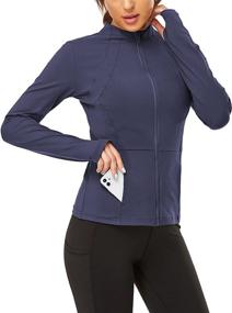 img 2 attached to Gleeter Workout Athletic Sportswear Thumbhole Sports & Fitness in Team Sports