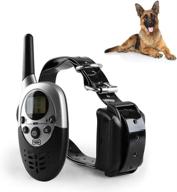 🐶 nacrl dog training collar: rechargeable remote-controlled waterproof collar with led light - vibration, shock, beep modes, up to 1000yd range logo