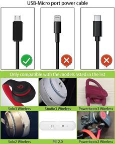 img 3 attached to Replacement Charging Powerbeats Wireless Headphone Accessories & Supplies