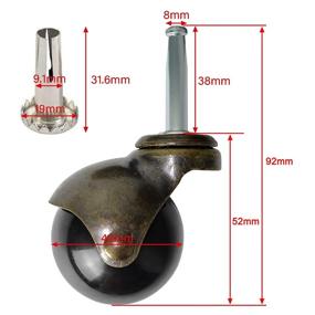 img 3 attached to 🪜 Antique OK5STAR Furniture Casters: An Exquisite Mounting Choice