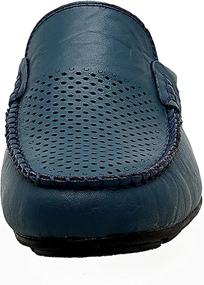 img 3 attached to 👞 Breathable Leather Men's Shoes and Loafers: Go Tour Slippers for Ultimate Comfort and Style