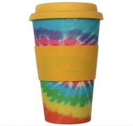 reusable portable dishwasher in tie dye design logo