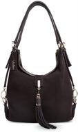 🎒 stylish nico louise genuine backpack shoulder handbags & wallets for fashionable women logo