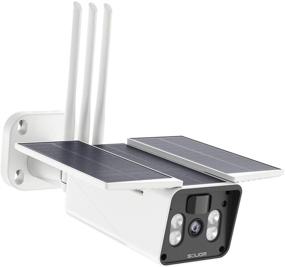 img 4 attached to 📷 SOLIOM S90 1080P беспроводная IP-камера для наружного применения с ночной видеосъемкой, питанием от солнечной батареи, двусторонней аудиосвязью и передовым обнаружением движения