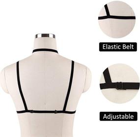 img 2 attached to 👗 Revamp Your Style with the LIVE4COOL Elastic Cupless Harness: Versatile Women's Accessories and Belts for an Adjustable Fashion Statement