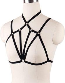 img 1 attached to 👗 Revamp Your Style with the LIVE4COOL Elastic Cupless Harness: Versatile Women's Accessories and Belts for an Adjustable Fashion Statement