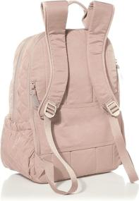 img 3 attached to 🎒 Stylish & Durable: Vera Bradley Performance Twill Campus Backpack in Dover Mauve