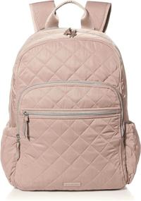 img 4 attached to 🎒 Stylish & Durable: Vera Bradley Performance Twill Campus Backpack in Dover Mauve