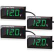 digital voltmeter display voltage motorcycle interior accessories logo