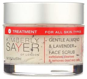 img 4 attached to Organic Lavender Almond Face Scrub by Kimberly Sayer - 2 Ounce