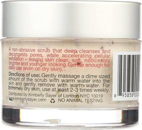 img 3 attached to Organic Lavender Almond Face Scrub by Kimberly Sayer - 2 Ounce