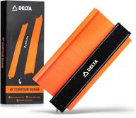 📏 delta contour gauge profile tool: 10 inch duplicating scribe for home improvement, woodworking, tile work & more logo