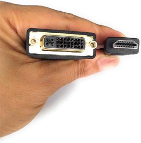 img 1 attached to 🔌 Адаптер-кабель HDMI to DVI - двусторонний разъем HDMI-мужской к DVI-D(24+1)-женский, конвертер DVI в HDMI 4k от Anbear.