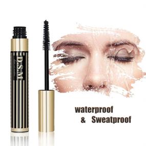 img 1 attached to 💧 Nature Thick & Lengthening Mascara - Double Extension, Waterproof, Long Lasting, Flake Free, Smudge-proof, Clump-free, Black Mascara 0.35 fl oz