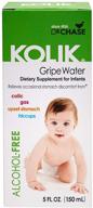 dr. chase kolik gripe water alcohol-free - natural baby 👶 colic relief for gas, discomfort, and hiccups - 5 fl. oz. bottle logo