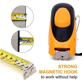 img 1 attached to 📏 Retractable Magnetic Auto Lock Measure by HamWoo