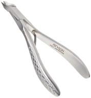 revlon stainless steel cuticle nipper: precision full jaw trimmer for hangnails and cuticles logo