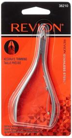 img 3 attached to Revlon Stainless Steel Cuticle Nipper: Precision Full Jaw Trimmer for Hangnails and Cuticles