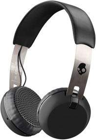 img 4 attached to 🎧 Skullcandy Grind Bluetooth On-Ear Headphones: Mic, 12-Hr Battery, Supreme Sound, Comfort, Black/Chrome