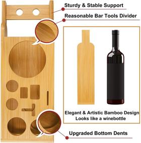 img 3 attached to 🍸 Premium 12-Piece Cocktail Shaker Set with Bamboo Stand - Bartender Kit for Mixing Drinks, Martini Shaker Set - Perfect Bar Tool Set for Parties