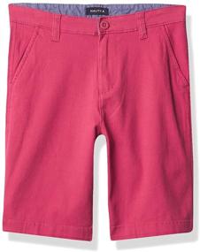 img 4 attached to 🩳 Nautica Boys Front Sunset Shorts - Boys' Clothing for Enhanced SEO