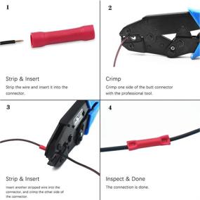 img 1 attached to 🔌 Efficient Wire Splice Connectors: MCIGICM 100Pcs 16-14 Gauge for Secure Electrical Connections