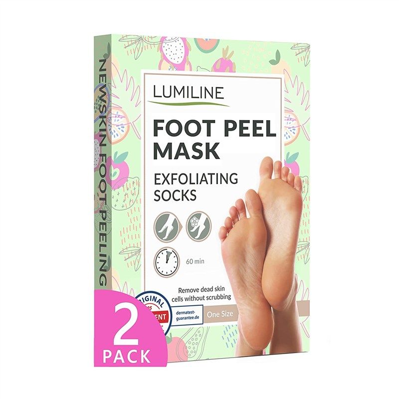 Foot Peel Mask - 3 Pack Foot Mask Dermatologically Tested - Exfoliating  Baby Foot Peel - Repair Heels & Removes Dry Dead Skin - Foot Exfoliator for  Peeling Dry Cracked 