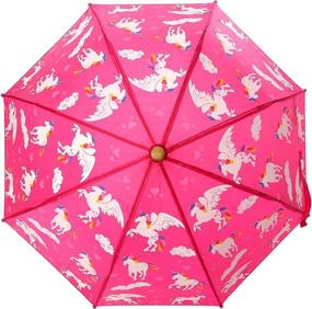 img 3 attached to Rainbow Unicorn Printed Umbrellas by Hatley