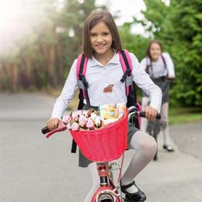 img 1 attached to Childrens Basket，Bike Handmade Bicycle Bicycles