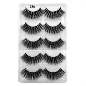 img 1 attached to HBZGTLAD Fluffy Eyelashes Natural Lashes Makeup