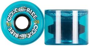 img 1 attached to 🛹 Cruiser 69mm Cloud Ride Wheels - A Urethane Longboard Wheel Set with 78A Durometer