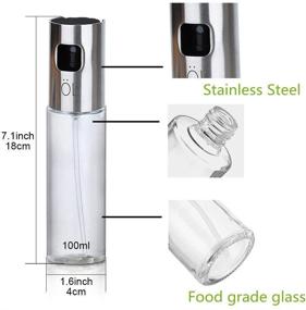 img 3 attached to 🌿 Versatile Olive Oil Sprayer for Cooking, Salad, BBQ, Baking, Roasting, Grilling - Kitchen Oil Spray Bottle and Mister