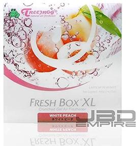 img 2 attached to JBD Empire Treefrog Xtreme Fresh Box XL Air Freshener Scent Extra Large 400G - Black Squash/Blue Squash/Green Squash/White Peach/New Car (White Peach)