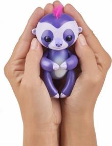 img 2 attached to 🦥 Fingerlings Baby Sloth - Purple Interactive Toy