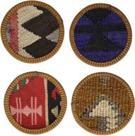 kilim coasters set of 4 логотип