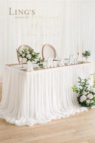 img 2 attached to 🎀 Lings Moment Sweetheart Tablecloth Decorative