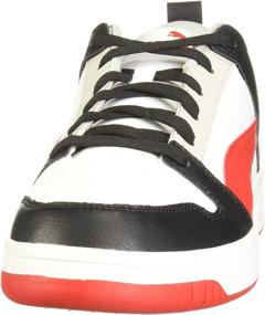 img 3 attached to 👟 Men's PUMA Rebound Sneaker White High Black Gray Shoes