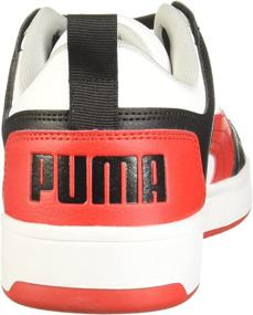 img 2 attached to 👟 Men's PUMA Rebound Sneaker White High Black Gray Shoes