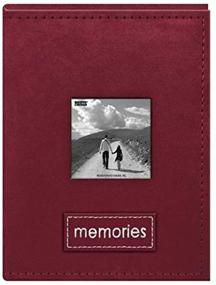 img 3 attached to Pioneer Photo Albums: Trendy Raspberry Faux Suede Album for 4x6-Inch Prints