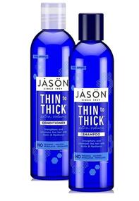 img 1 attached to 💁Шампунь и кондиционер Jason Thin To Thick Extra Volume Combo Set для повышения объема волос