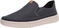 olive canvas men's shoes - clarks cantal sneaker logo