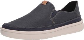 img 4 attached to Olive Canvas Men's Shoes - Clarks Cantal Sneaker